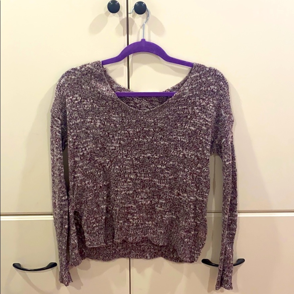 Maroon Purplish Hollister Sweater